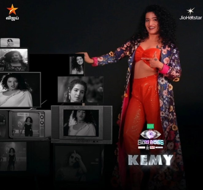 VJ Kemy participated in Bigg Boss