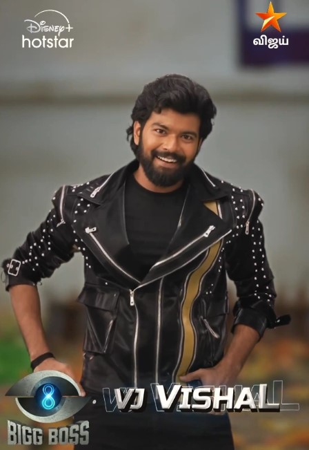 VJ Vishal participated in Bigg Boss Tamil Season 8