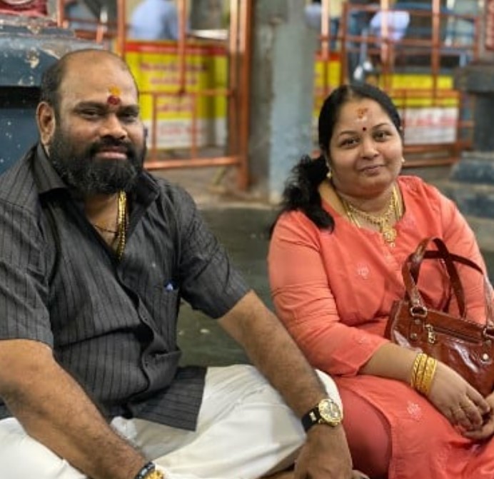 VJ Vishal's parents