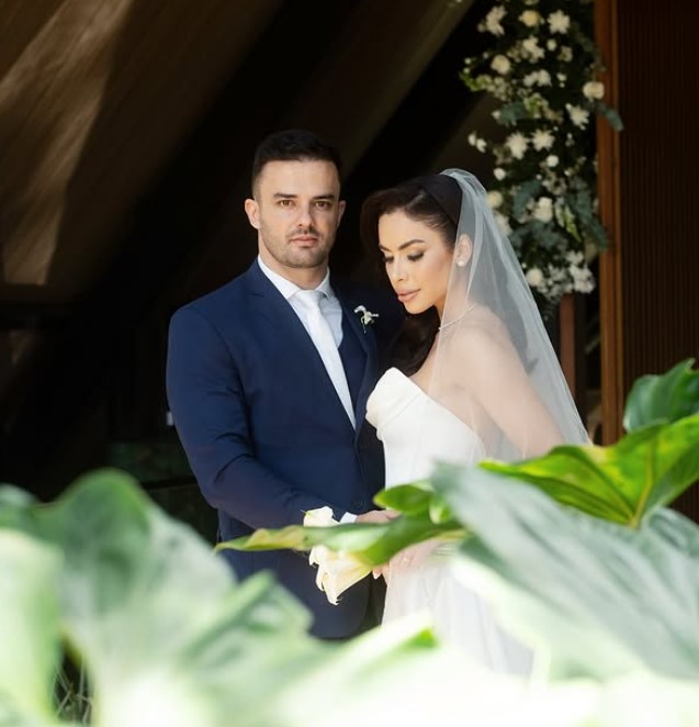 Giovanna Verissimo with her husband