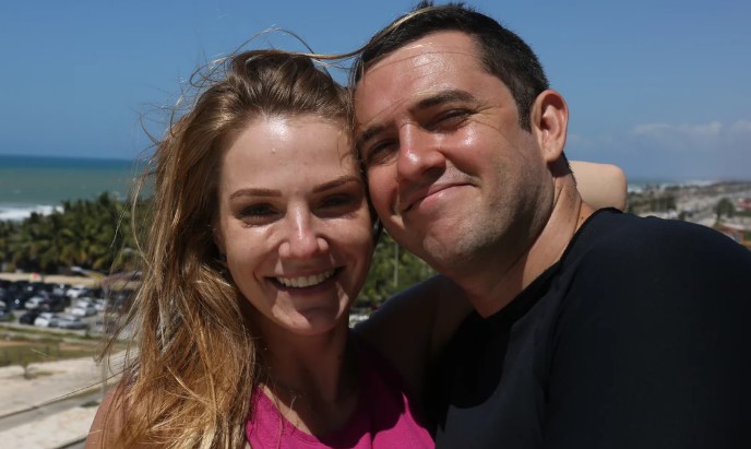 Hanna Zborowska with her ex-husband