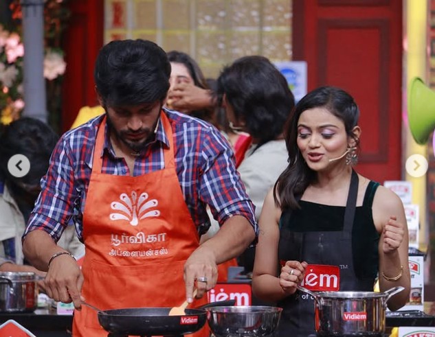 Pooja Venkat participated in Cook With Comali 5