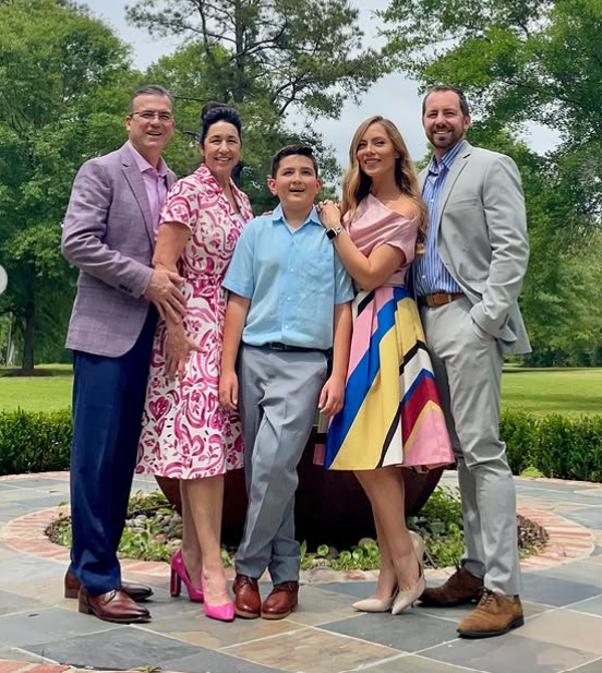 Tatiana Velasquez with her family