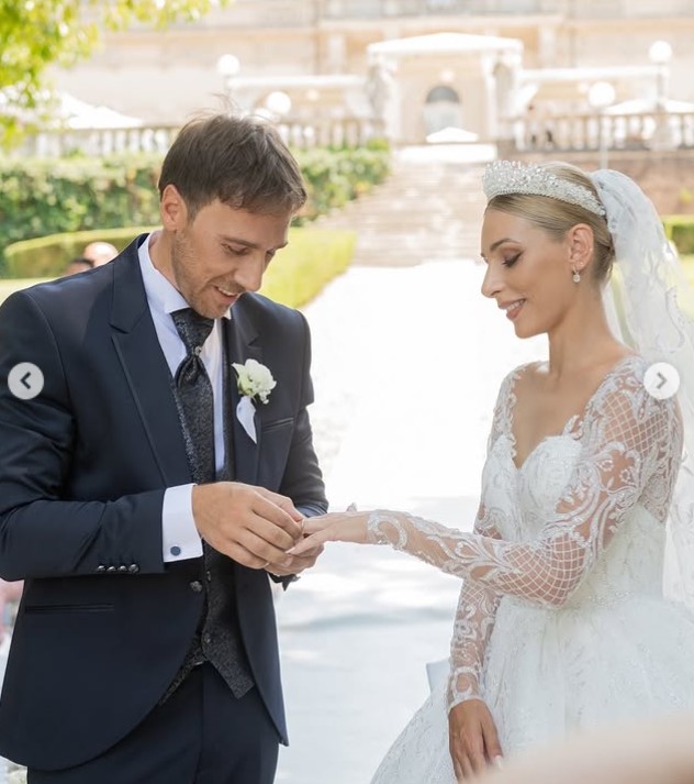 Vittoria Ottaviano with her husband