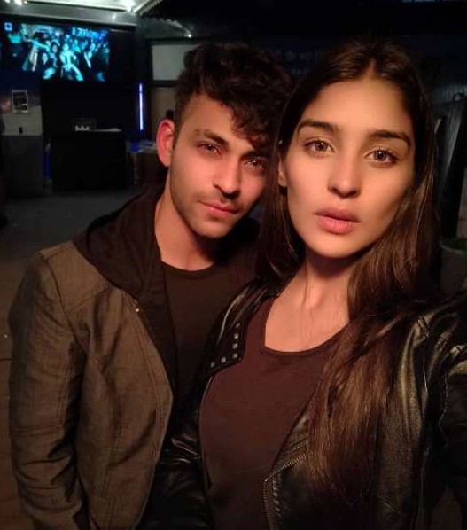 Yukti Thareja with her brother