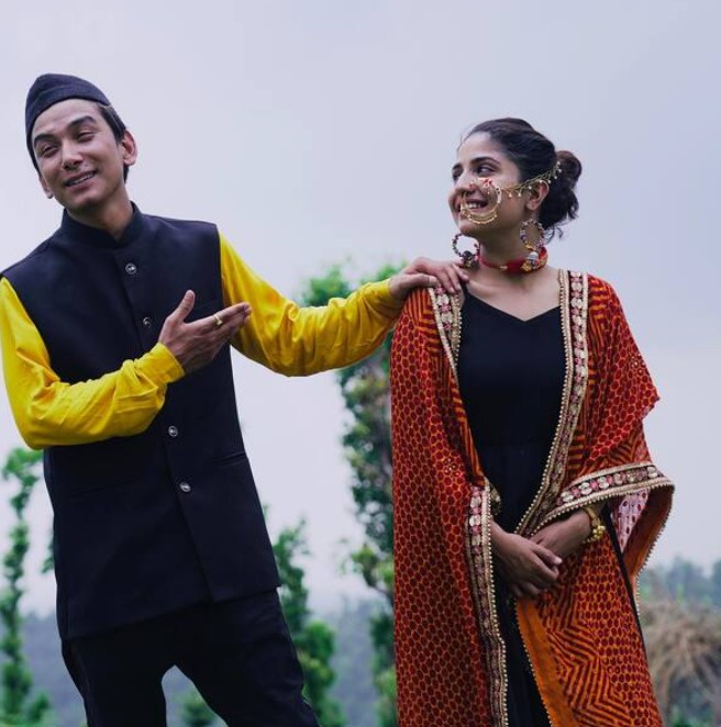 Priyanka Meher with her boyfriend Mayank Rongpaz Rawat