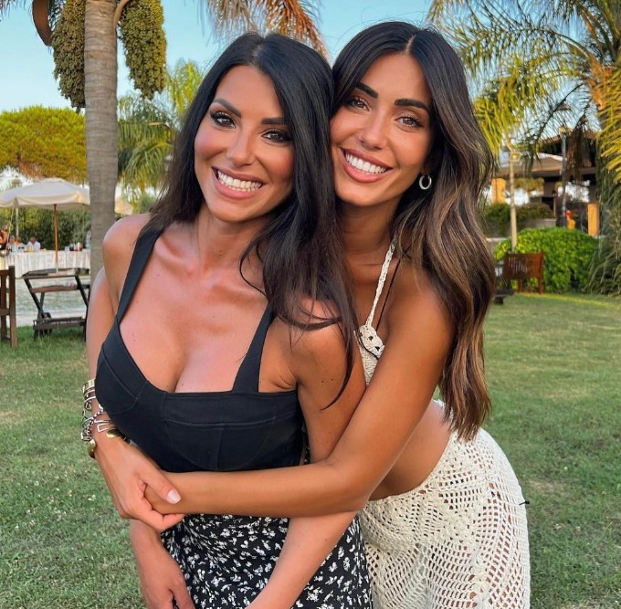 Claudia Nargi with her sister