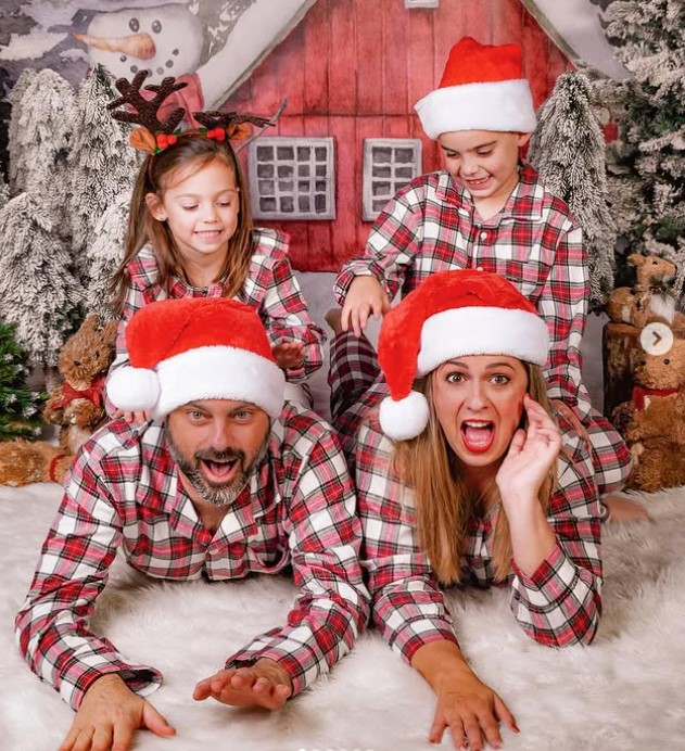 Esther Salamanca with her family
