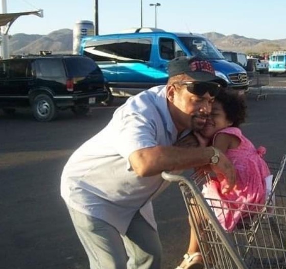 Ivanna Jimenez's childhood image with her dad