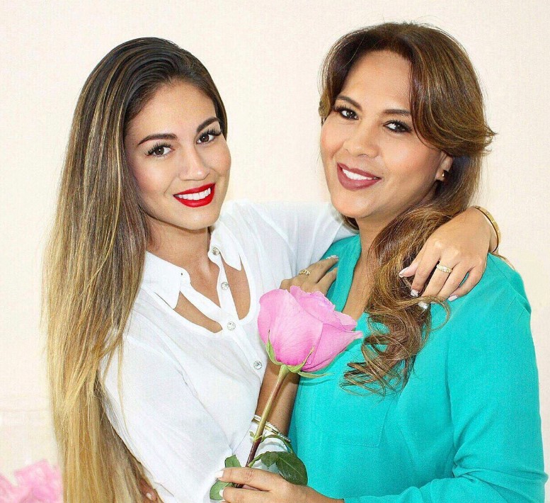 Jessamin Chaparro with her mom Jessica Orihuela Tam