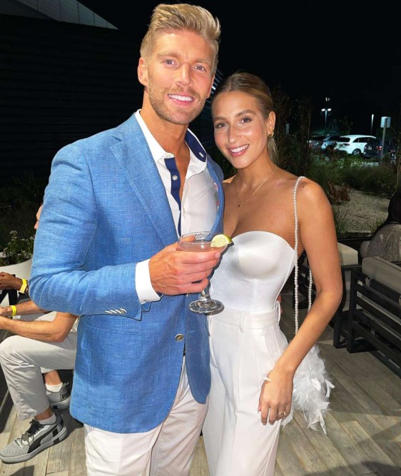 Amanda Batula with her husband