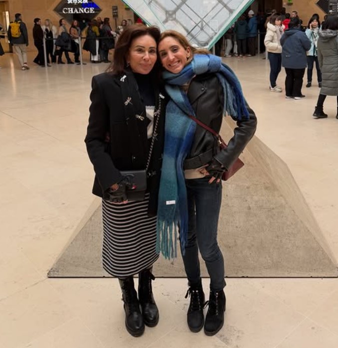 Christi Pirro with her mother
