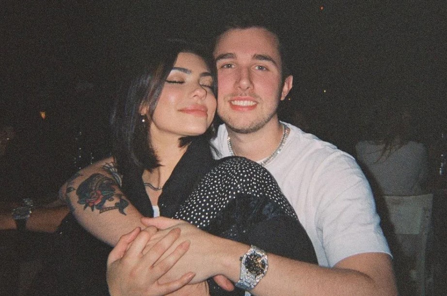 Kelsey Calemine with her ex-boyfriend Marshmello