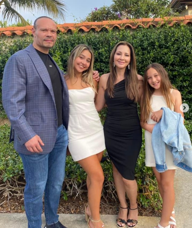 Paula Andrea Bongino with her husband and daughters