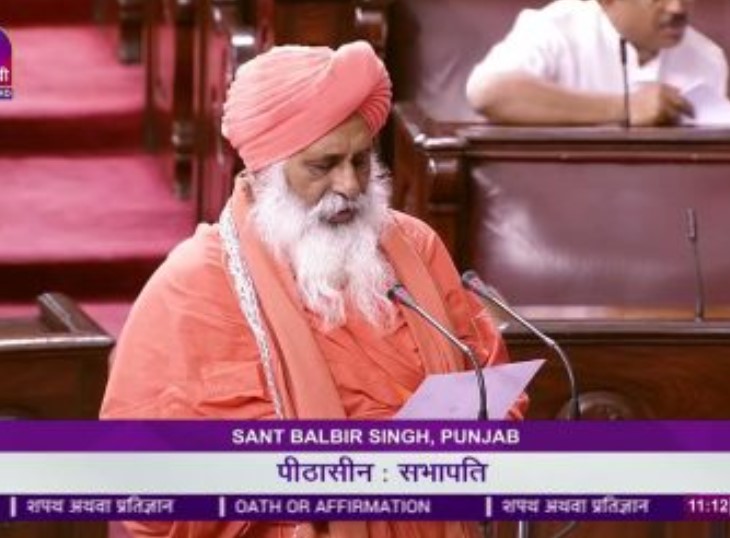 Sant Balbir Singh Seechewal raised the issue of farmer suicides in Rajya Sabha