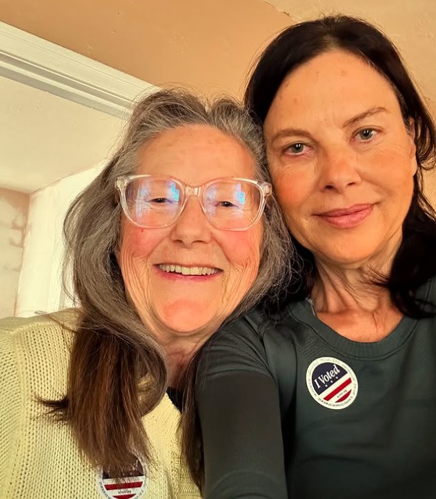Sasha Barrese with her mother