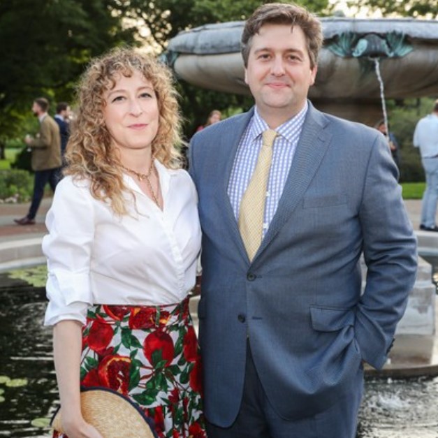 Sophie von Haselberg with her husband