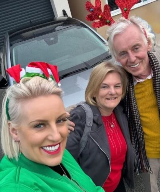 Steph McGovern with her parents