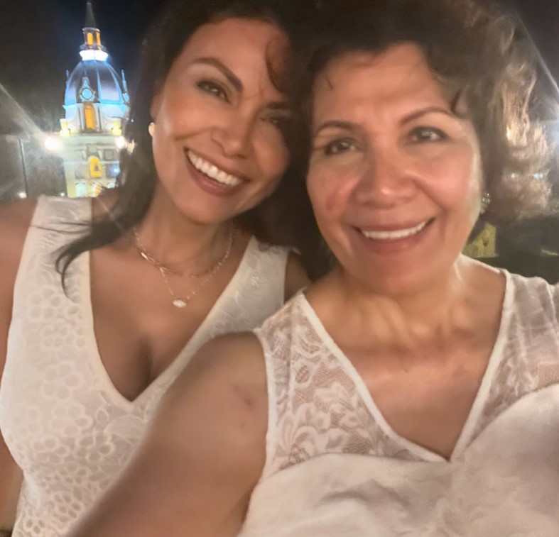 Wendy Corona with her mom