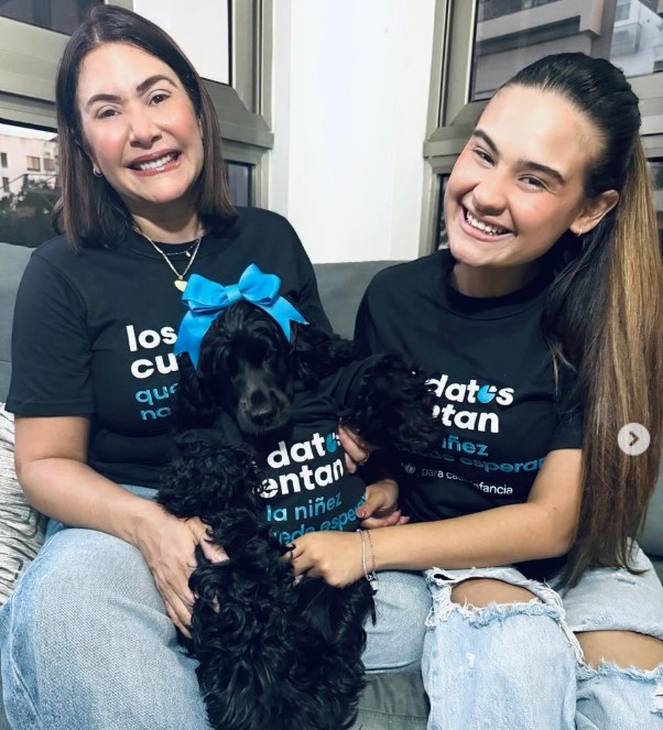 Elianta Quintero with her daughter