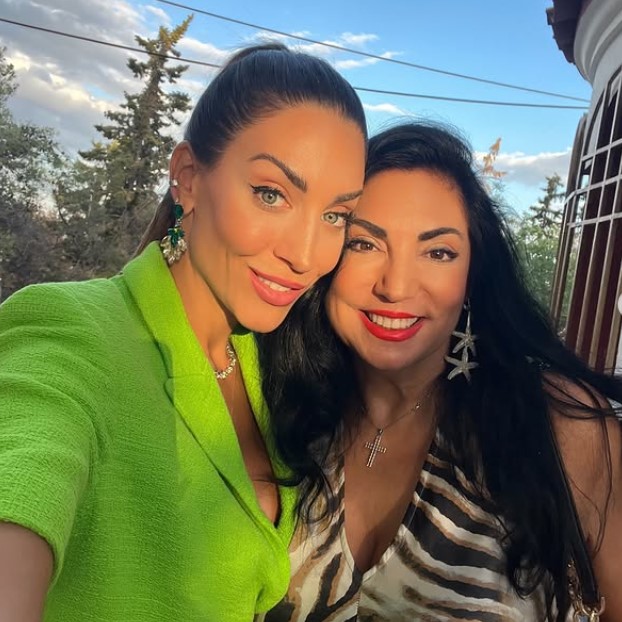 Felicia TsaLapati with her mom