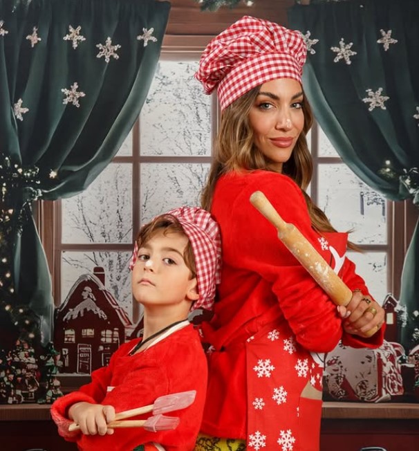 Felicia TsaLapati with her son