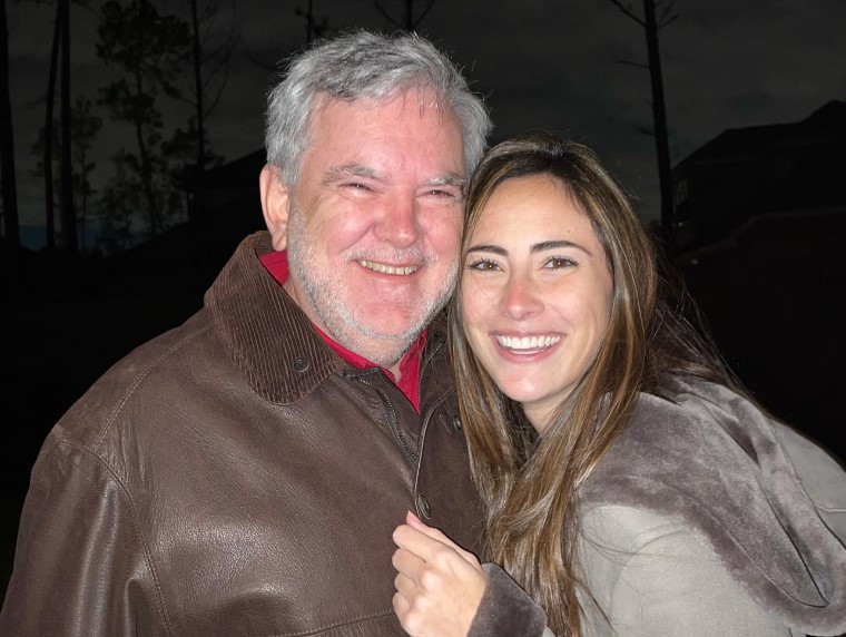 Marina Jacoby with her dad