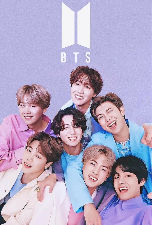 Min Yoon with the other members of BTS Band