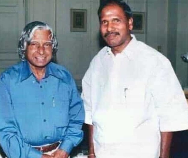 N. Rangaswamy with Former President of India APJ Abdul Kalam