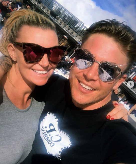 Sam Mucklow with his sister