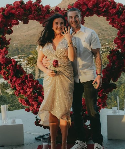 Sam Mucklow with his wife