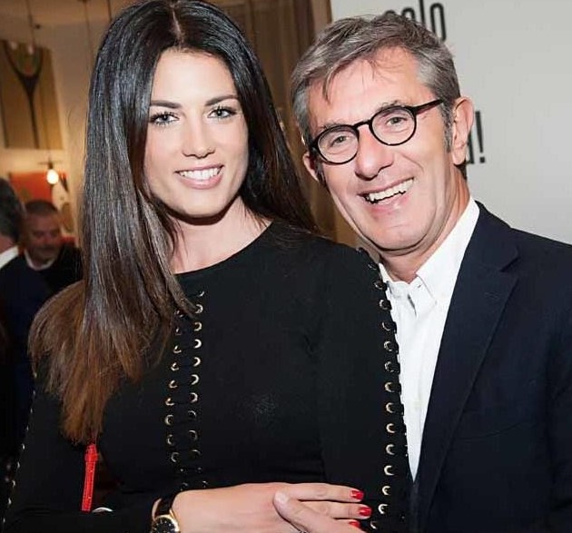 Daniela Ferolla with her husband