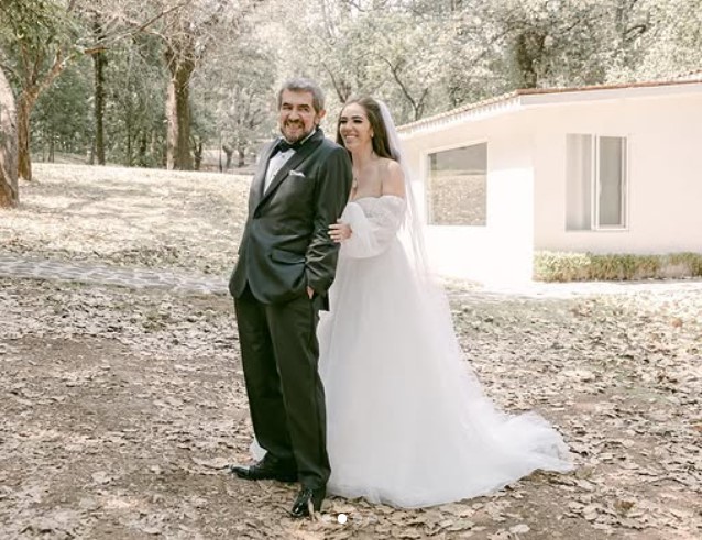 Daniela Ibanez with her dad