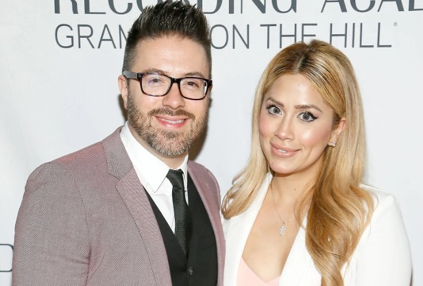 Leyicet Peralta with her husband
