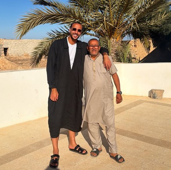 Nader Ghandri with his father