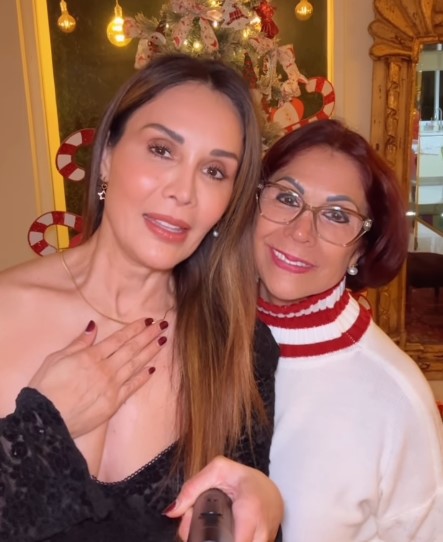 Tanya Vazquez with her mom