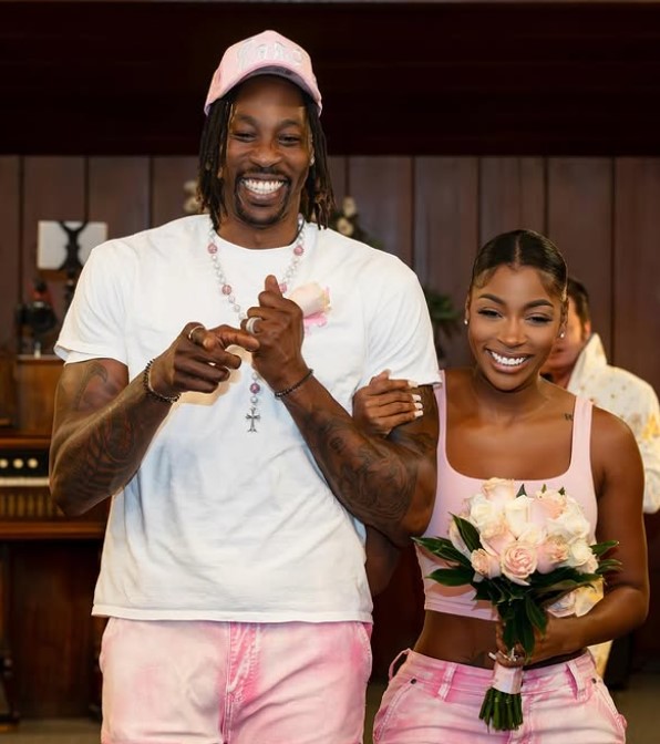 Amy Luciani with Dwight Howard