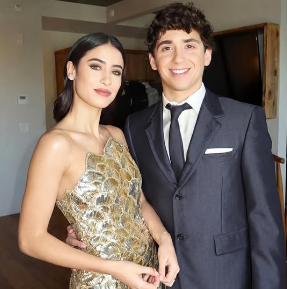 Ana Amelia Batlle Cabral with her boyfriend
