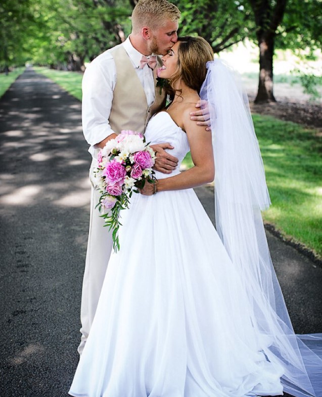 Anna Croskrey and Cooper Kupp's wedding image