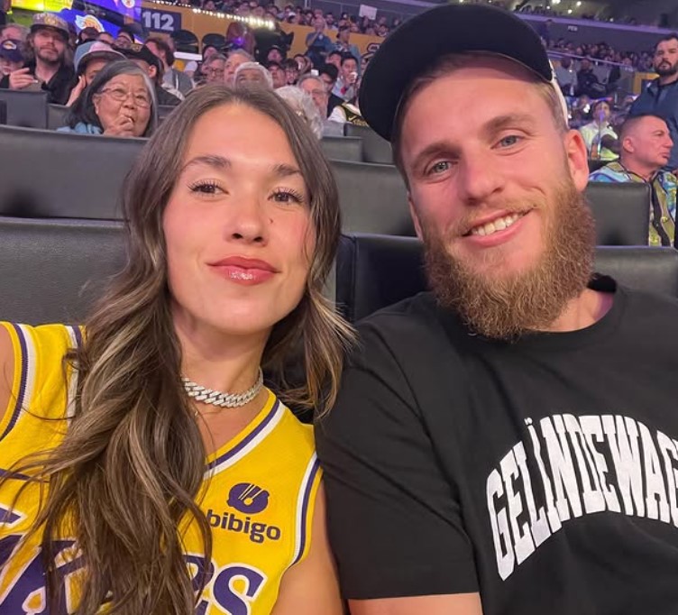 Anna Croskrey with her husband Cooper Kupp