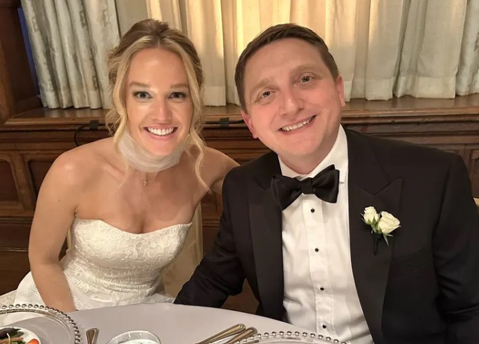 Benjamin Yoho with his wife Tricia McLaughlin