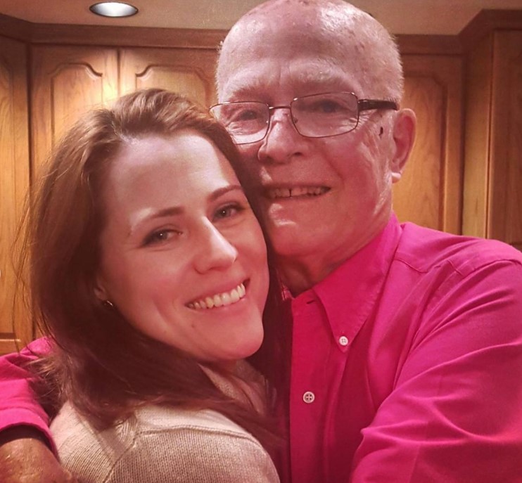 Erin Maguire with her grandfather