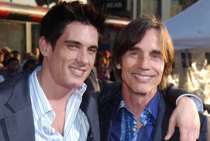 Ethan Browne with his dad