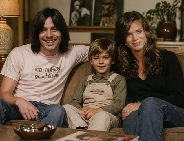 Ethan Browne's old image with his parents