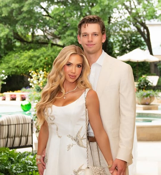 Gracie Hunt with her husband