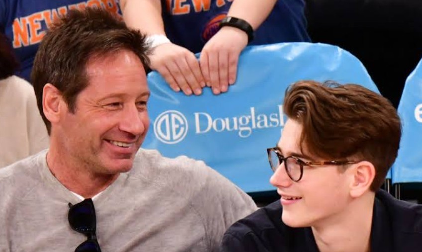 Kyd Miller Duchovny and his dad David Duchovny