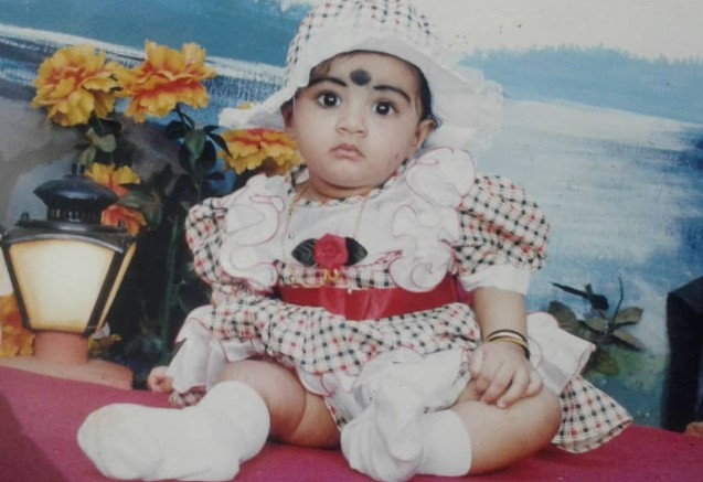 Manaswini K Ram's childhood image