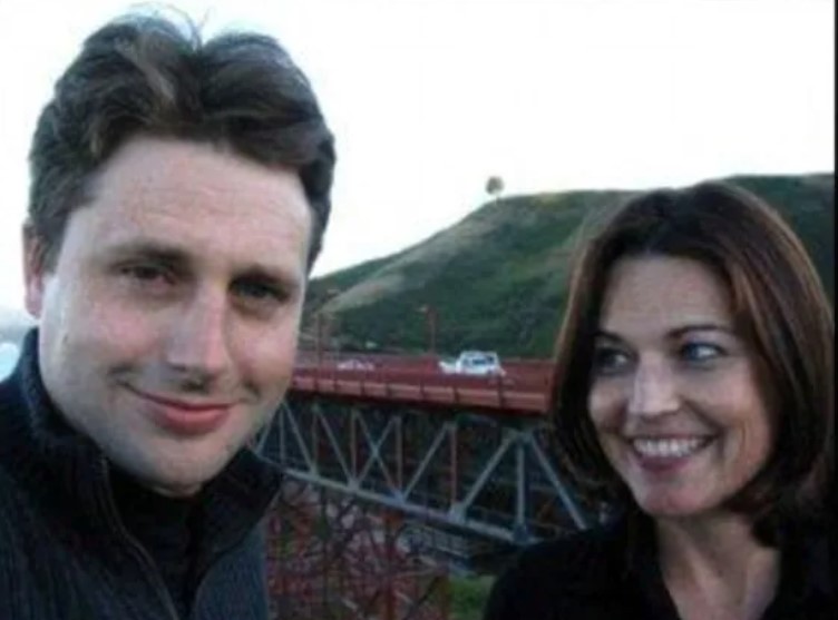 Mark Orchard with his ex-wife Savannah Guthrie