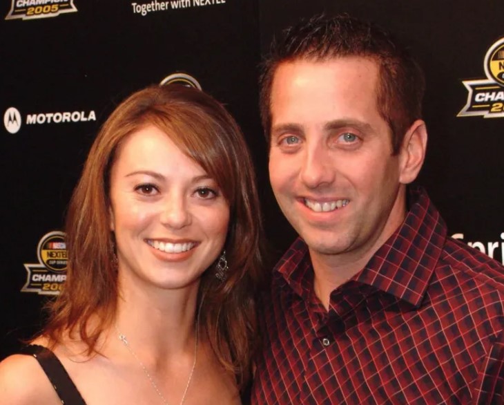 Nicole Lunders with her ex-husband Gregg Biffle