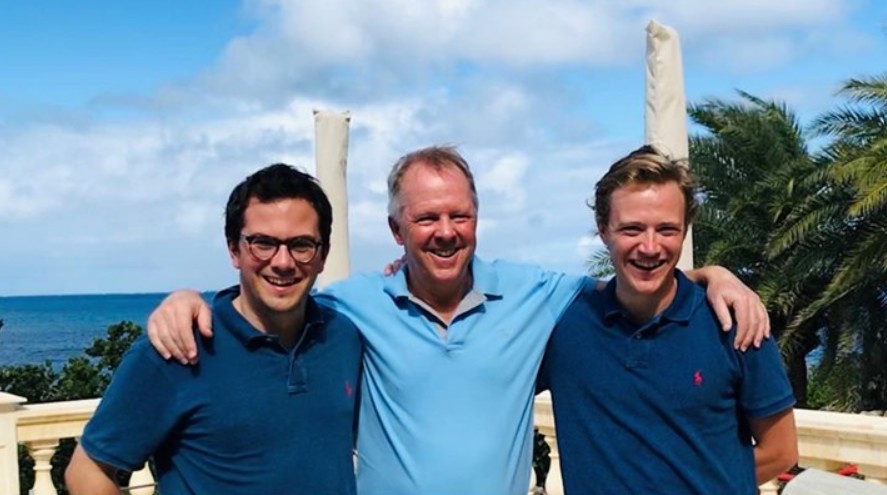 Robin Budenberg with his sons
